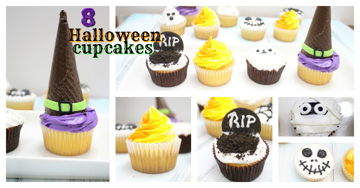 Behind the Cake~ Easy Halloween cupcakes