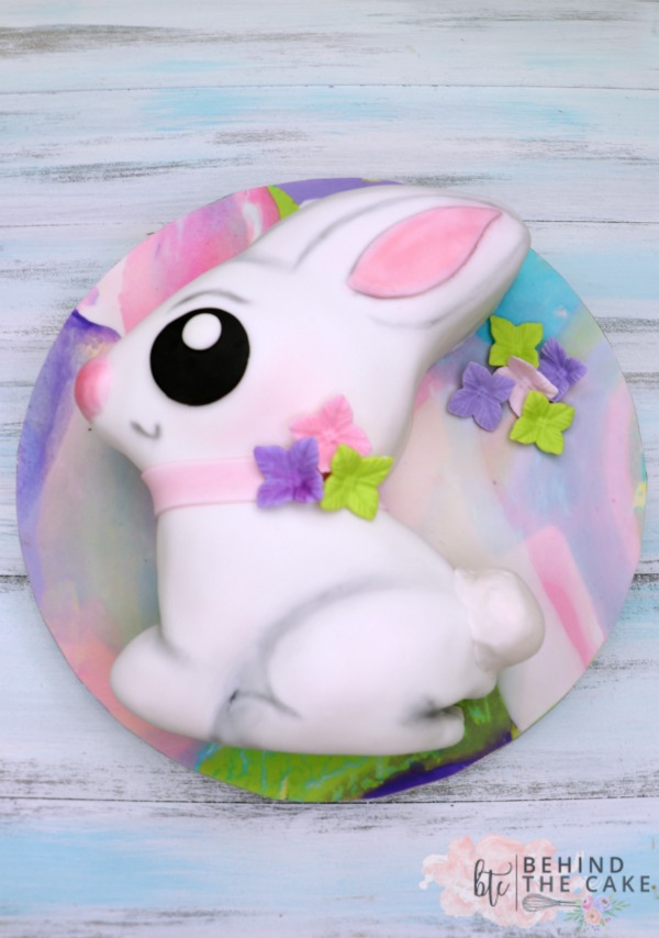 Behind the Cake~ Easter Bunny cake tutorial/ How to make an Easter Bunny cake