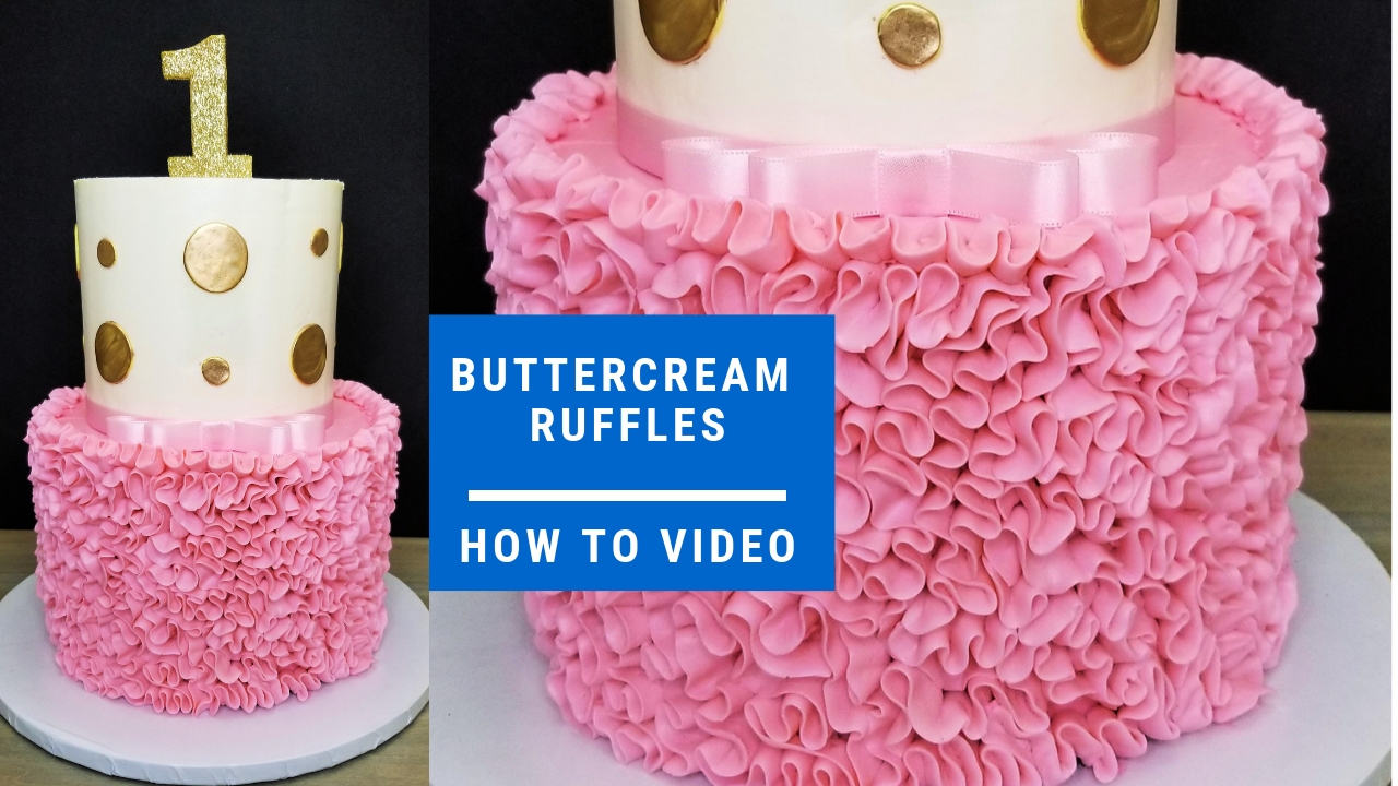Behind The Cake ~ How to make buttercream ruffles