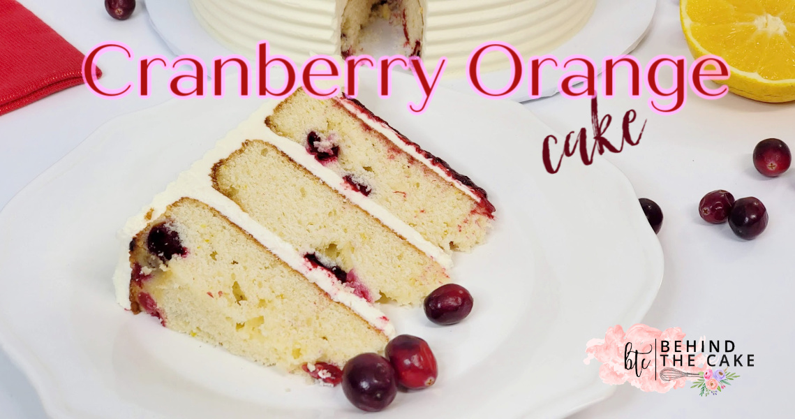 Cranberry Orange Cake recipe slice